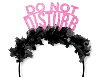 Do Not Disturb Teacher Headband - Teacher Prop Small Group - Teacher Accessory - Party Crown - Back to School - Homeschool - Elementary