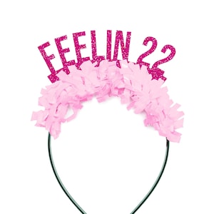 Swiftie Fan Birthday Gift, T Swift Birthday Headband, Feeling 22 Party Crown, Birthday Tiara, Party Favor