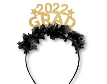 Details about   Hair Hoops 2020 Grad Glitter Head Hoops Headdress Hair Bands for Graduation 