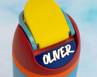 Owala Name Plate, Custom Name Tag, Owala Accessories, Water Bottle Tag, Personalized Gift for Boy, Gift for Son, Gift for Mom, Freesip, Dad