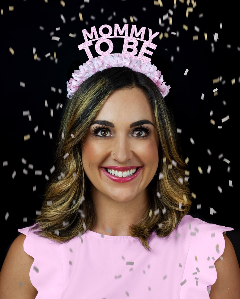 Baby Shower Gift Mommy to Be Party Crown Gender Reveal Etsy