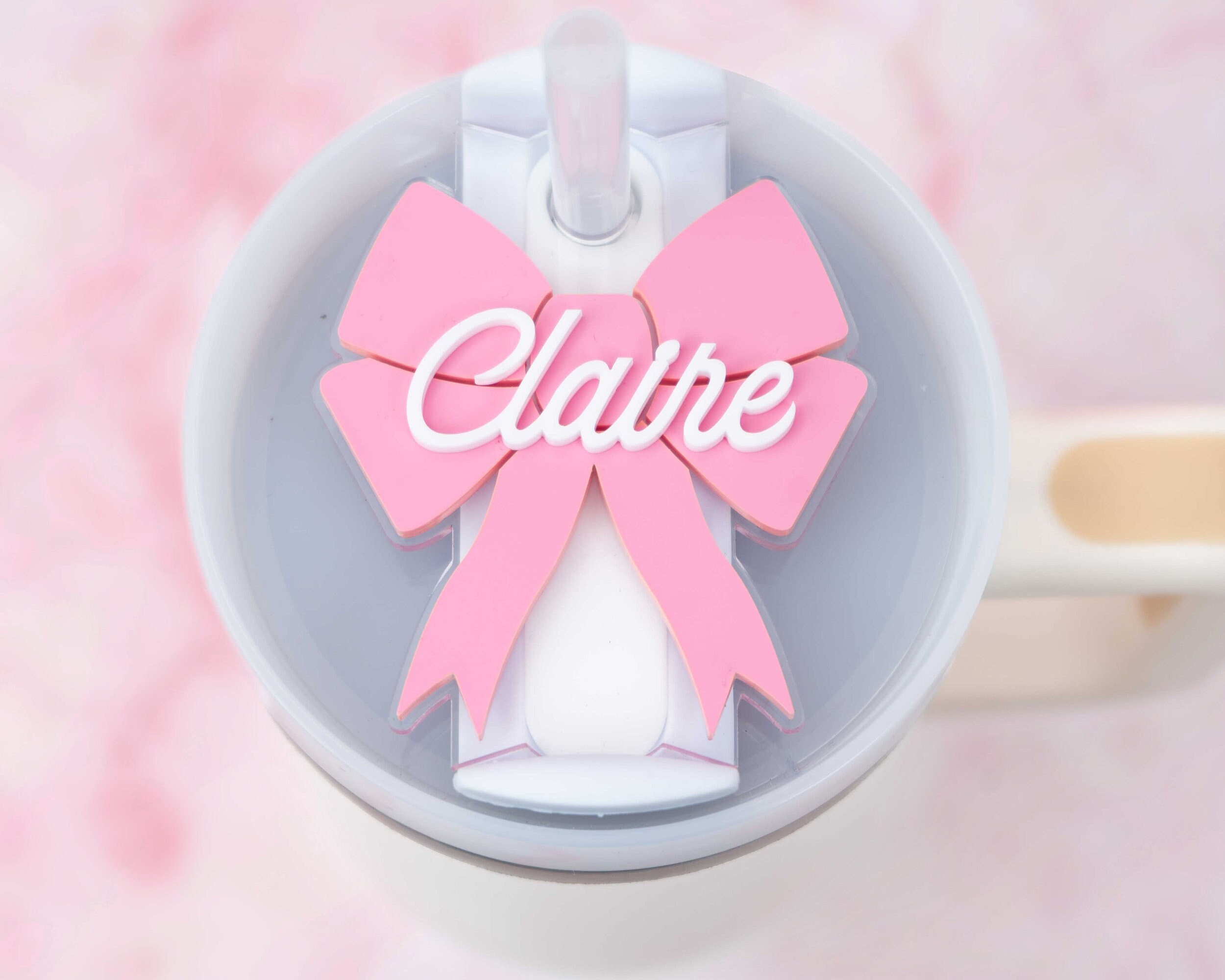The Cotton & Canvas Co. Personalized Bow Stanley Name Tag...