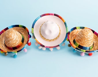 Bachelorette Mini Sombrero Hats - Final Fiesta - Bridal Party Favors  - Mexican Bridal Shower - Taco Cactus theme Bachelorette