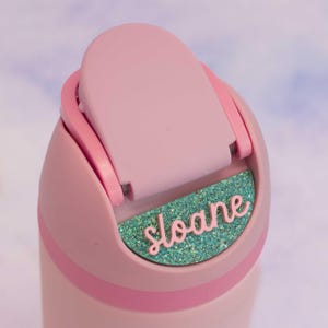 Owala Name Plate, Custom Name Tag, Owala Accessories, Water Bottle Tag, Personalized Gift for Girl, Gift for Daughter, Gift for Mom, Freesip