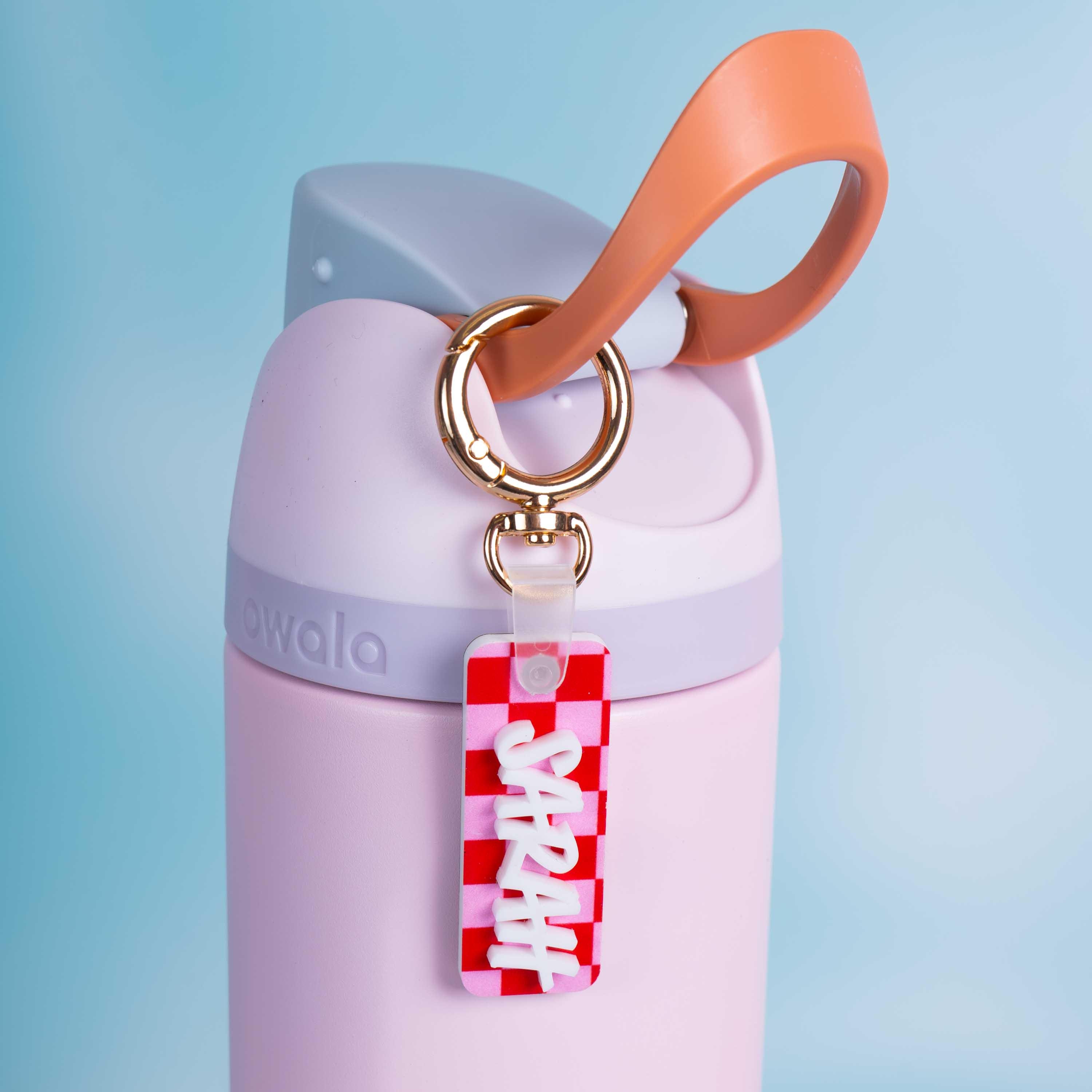 Mini Keychain, Custom Key Chain, Owala Accessories, Water Bottle Tag, Personalized Gift for Daughter, Name Keychain Backpack, Name Tag, Son