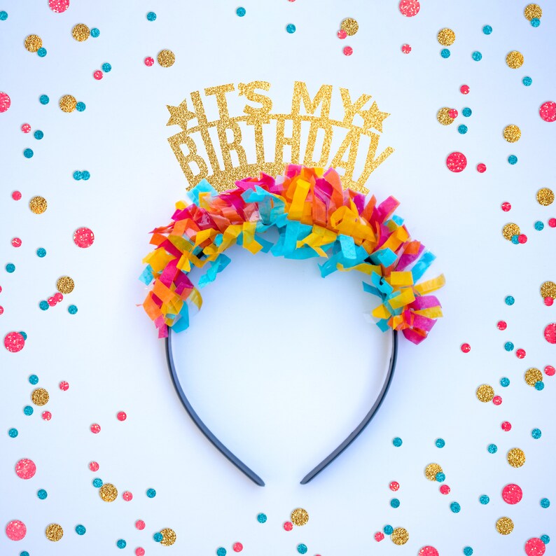 Birthday Party Crown Party Headband Birthday Tiara Etsy