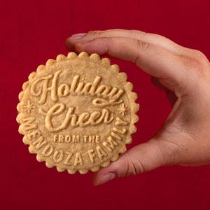 Custom Cookie Stamp, Holiday Baking Stamp, Christmas Cookie Cutter, Acrylic Cookie Stamp, Gift for mom, Gift for Baker, personalized gift image 12