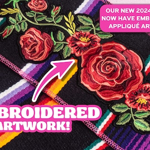 Mexican Serape Zerape Graduation stole with roses