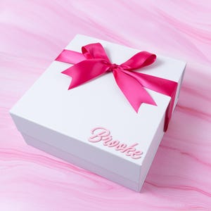 Bridesmaid Proposal Box Empty, Custom Gift Box, Maid of Honor, Bridal Party, Birthday Gift Box, Bestie, Thank You, Flower Girl, DIY