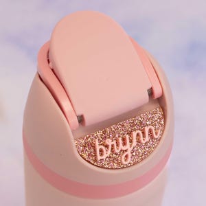 Owala Name Plate, Custom Name Tag, Owala Accessories, Water Bottle Tag, Personalized Gift for Girl, Gift for Daughter, Gift for Mom, Freesip