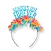 Teacher Retirement Gift - Happy Retirement Party Headband - Retired Teacher - Party Favors - Party Hat - Principal - Counselor - Schools Out 