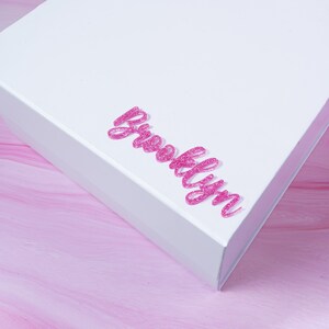 Bridesmaid Proposal Box Empty, Custom Gift Box, Maid of Honor, Bridal Party, Birthday Gift Box, Bestie, Thank You, Flower Girl, DIY