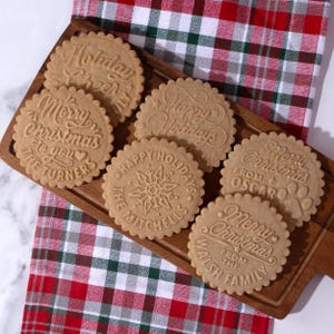 Custom Cookie Stamp and cookie cutter by Festive Gal