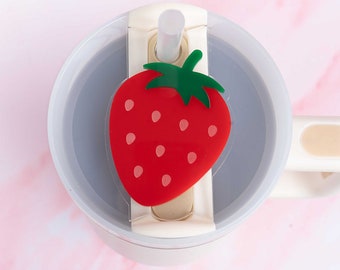 Summer Stanley Topper, Spring Tumbler Topper, Cup Accessories, Ice Cream Stanley Lid,  Fruit Drink Topper, Fits 20, 30 or 40 oz