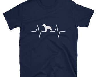 Labrador Heartbeat, Dog Lover, Dog Silhouette, Pet, Unisex T-Shirt