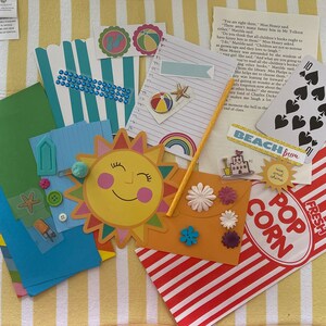 Junk journal kit/Beach theme
