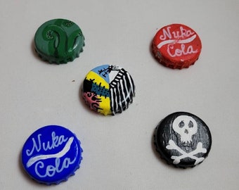 Bottle Cap Magnet- 5 designs to choose from