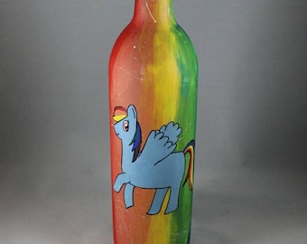 Rainbow Dash Decorative Bottle