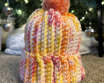 DIY Crochet Beanie Pattern - Step-by-Step Instructions for a Cozy Winter Hat - Instant Download