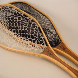 Fly Fishing Landing Net - Lariat Model - Fine Wood - Handcrafted in Wisconsin - Ready to Ship Gift
