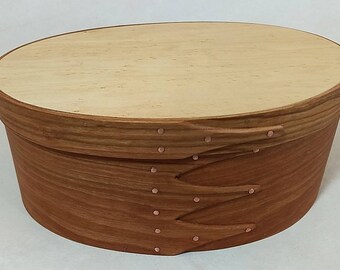 Handcrafted Bentwood Shaker Storage Container - 5 Year Anniversary Gift - SB111301CB - Ready to Ship