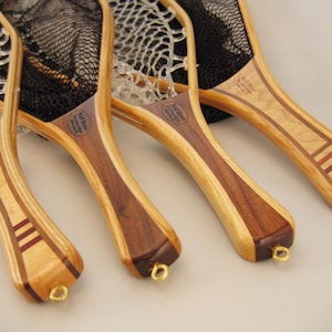 Fly Fishing Landing Net - Oxbow Model - Handcrafted in Wisconsin - Ready to Ship Gift