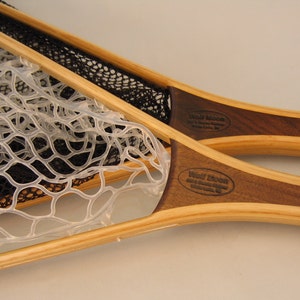 Fly Fishing Landing Net - Wolf River Model - Fine Wood - Handcrafted in Wisconsin - Ready to Ship - 5 Year Anniversary Gift
