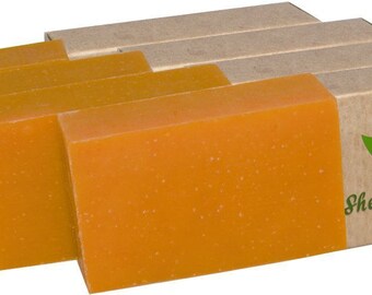 Certified Organic Sheer Organix Rejuvenative Herbal Soap Handmade in the USA, 4 oz. / 113g, Citrus Lavender (4 Pack)