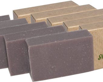 Certified Organic Sheer Organix Rejuvenative Herbal Soap Handmade in the USA, 4 oz. / 113g, Lavender (5 Pack)