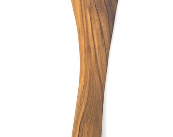 AramediA Wooden Cooking Utensil Olive Wood Spatula - Handmade and Hand Carved By Artisans