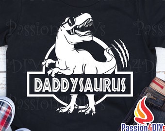 Daddysaurus svg / Papa saurus T-rex Dinosaur / Jurasskicked Shirt / Family Saurus svg / Cutting Files/ Cricut - Silhouette/ Instant Download