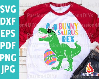 Easter Dinosaur Svg Etsy