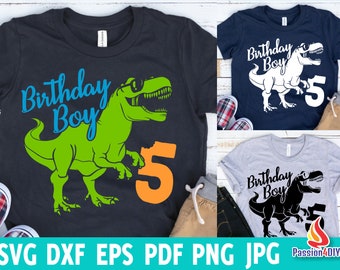 Download Dinosaur Birthday Svg Etsy
