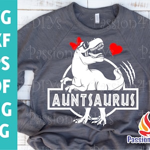 Tia Saurus Svg, T-Rex Dinossauro Svg, Dinossauro Tia Svg Dxf Eps Png, Dino Clipart, Rex Design De Camisa, Arquivos De Corte De Aniversário, Silhueta, Cricut