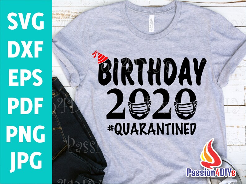 Download Birthday 2020 svg Quarantined Birthday svg April Girl | Etsy