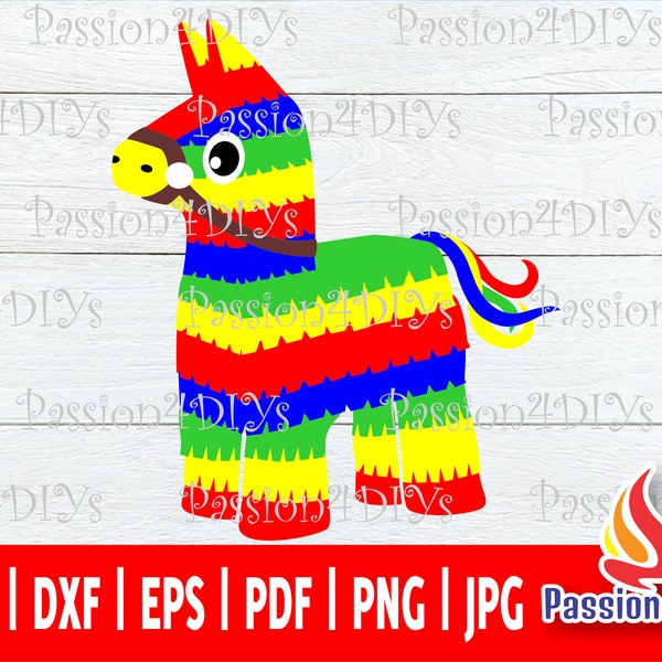 Pinata svg Cinco de Mayo svg Fiesta svg Mexican svg, Design ready to cut for Silhouette Cameo or Cricut, Png, Jpg, Dxf, Clipart Pinata Shirt