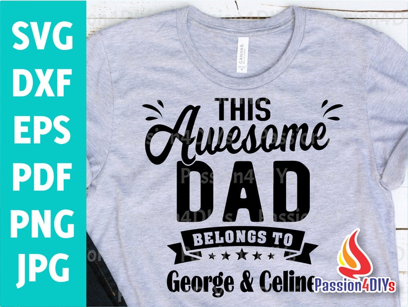 Download Fathers Day Svg This Awesome Dad Belongs to Svg Dad Gift ...