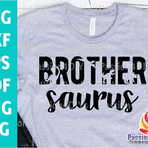 Hermano svg, Hermano Saurus svg, Camiseta Dinosaurio Gran Hermano Saurus, Clipart Niño Dinosaurio, Diseño Familia T rex Saurus Silueta Archivos de Corte Cricut