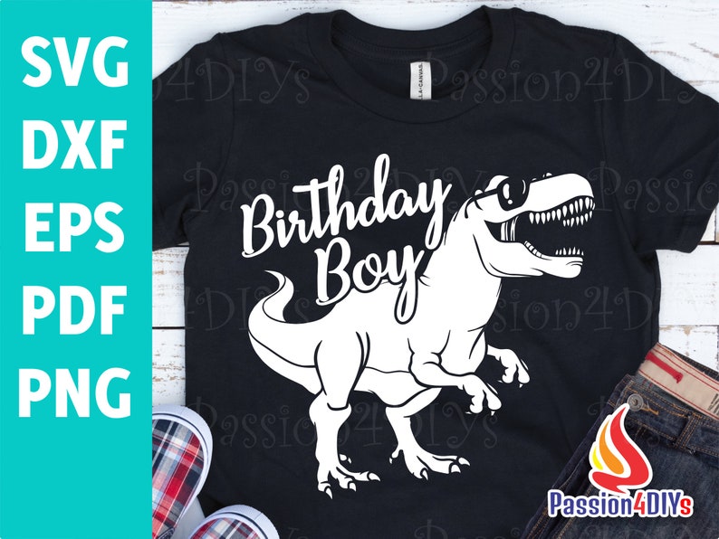 Download Dinosaur Birthday Boy Svg Kids Dinosaur Birthday Party ...