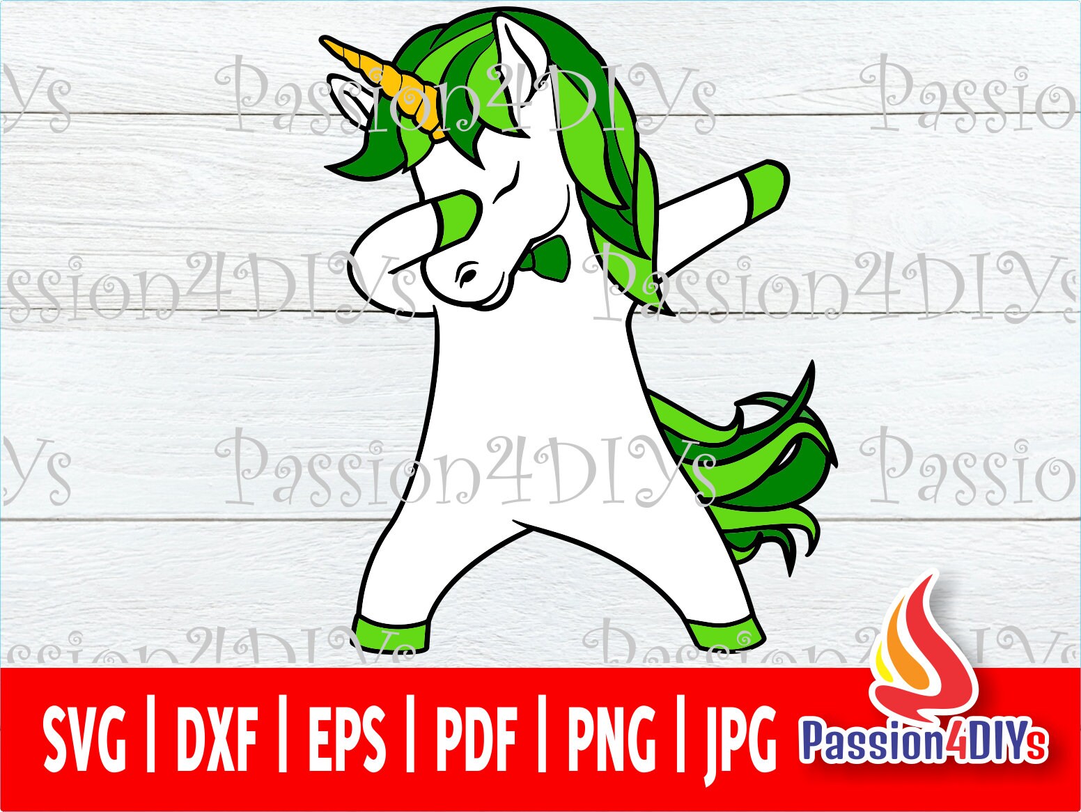 Download St Patrick S Day Dabbing Unicorn Svg Dxf Cut File For Etsy