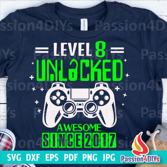 8th Birthday T Shirt Boys Video Game Gamer Boys Controller 8th Birthday T Shirt Boys Video Game Gamer Boys Controller