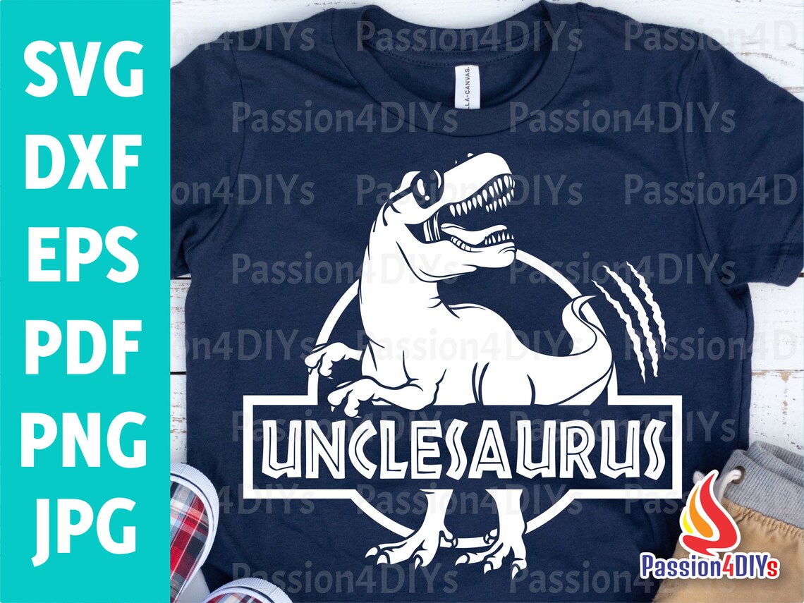 Download Uncle Saurus Svg Dinosaur Uncle Svg Dxf Eps Uncle T-shirt ...