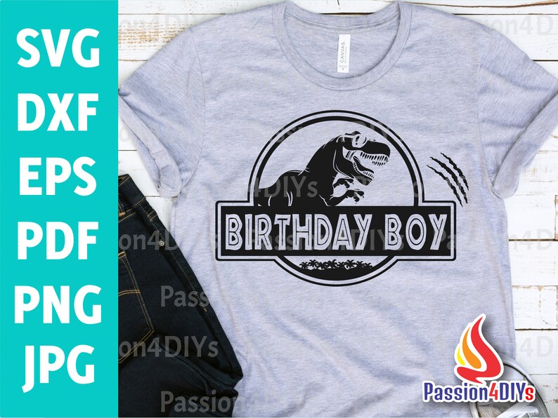 Download Dinosaur Birthday Boy Svg Kids Dinosaur Birthday Party ...