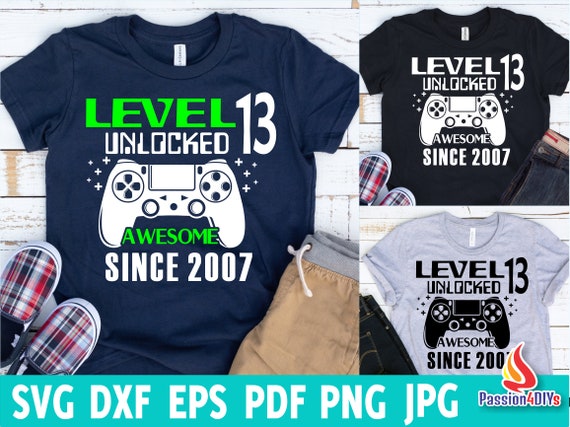 Download Comprar Level 8 Unlocked Svg 8th Birthday Boy Gamer 8 Years Old Gamer T Shirt Video Game Controller Joystick Png Sublimation Cricut Silhouette Barato