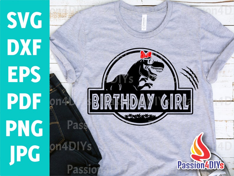 Download Dinosaur Birthday Girl Svg T Rex Birthday Girl Saurus ...