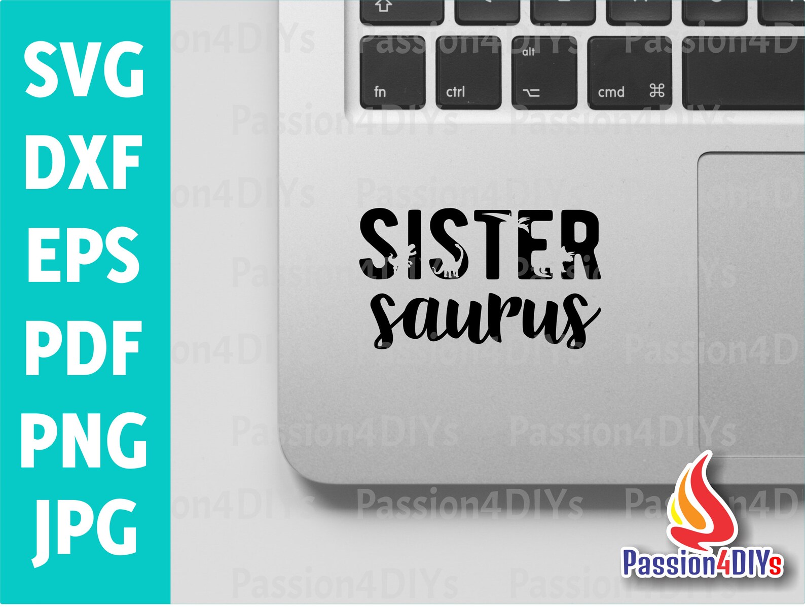 Download Sister Saurus Svg Family Saurus svg T-rex Dinosaur svg ...
