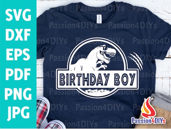 Download Dinosaur Birthday Boy Svg Kids Dinosaur Birthday Party shirt | Etsy