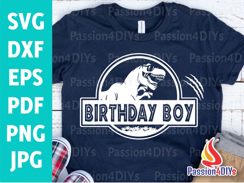 Download Dinosaur Birthday Boy Svg Kids Dinosaur Birthday Party ...