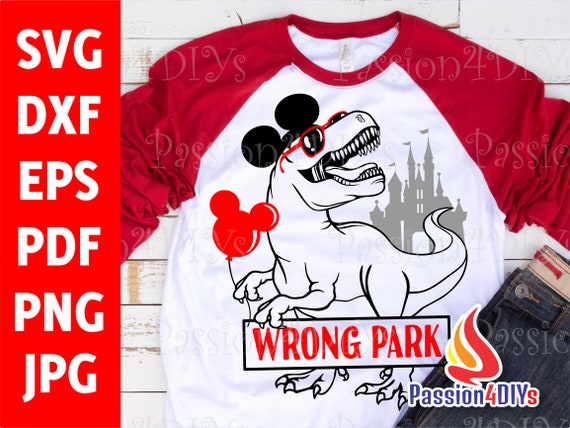 wrong park disney shirt