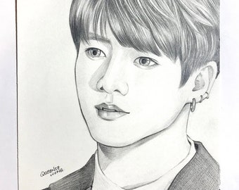 photo Sketch Bts Jungkook Drawing Easy drawing jungkook easy max installer